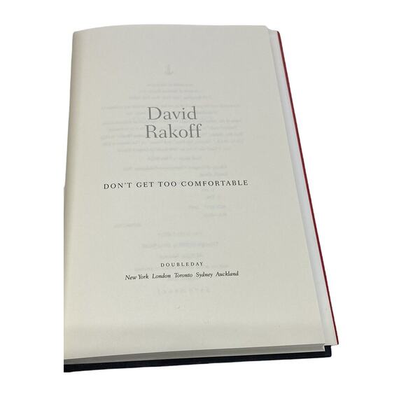 David Rakoff : Don't Get Too Comfortable 1st Edition 2005 Doubleday Humor - Picture 6 of 10